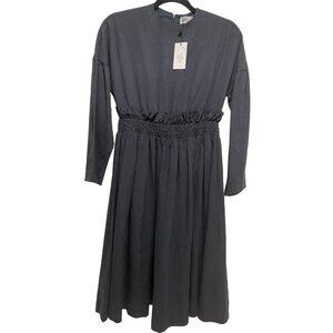 Lilac Designs  Blue Modest High Neck Dress Women's Size S